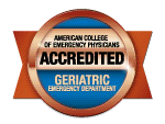 Logo: American College of Emergency Physicians - Geriatric Emergency Department